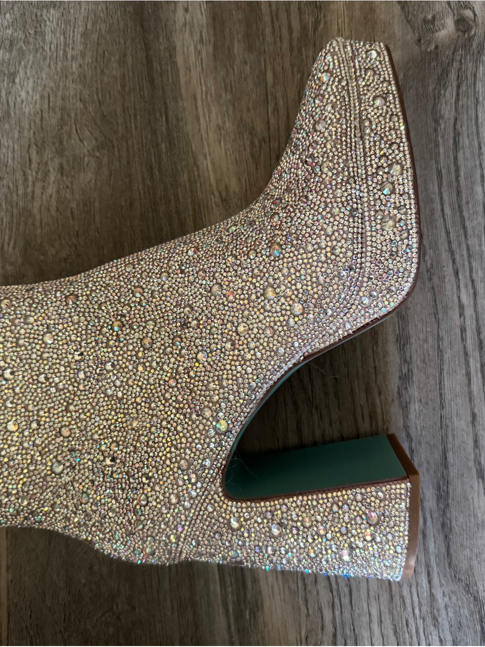 Betsy Johnson Della Booties in Rhinestones - Picture 6 of 10